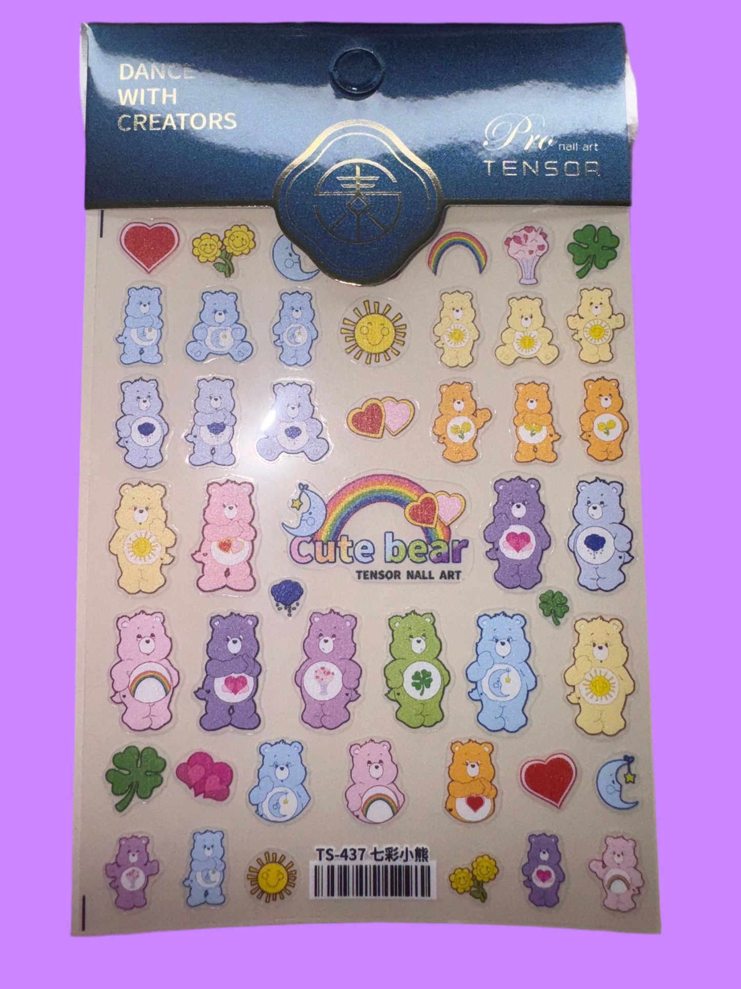 Nail Stickers - Care Bears