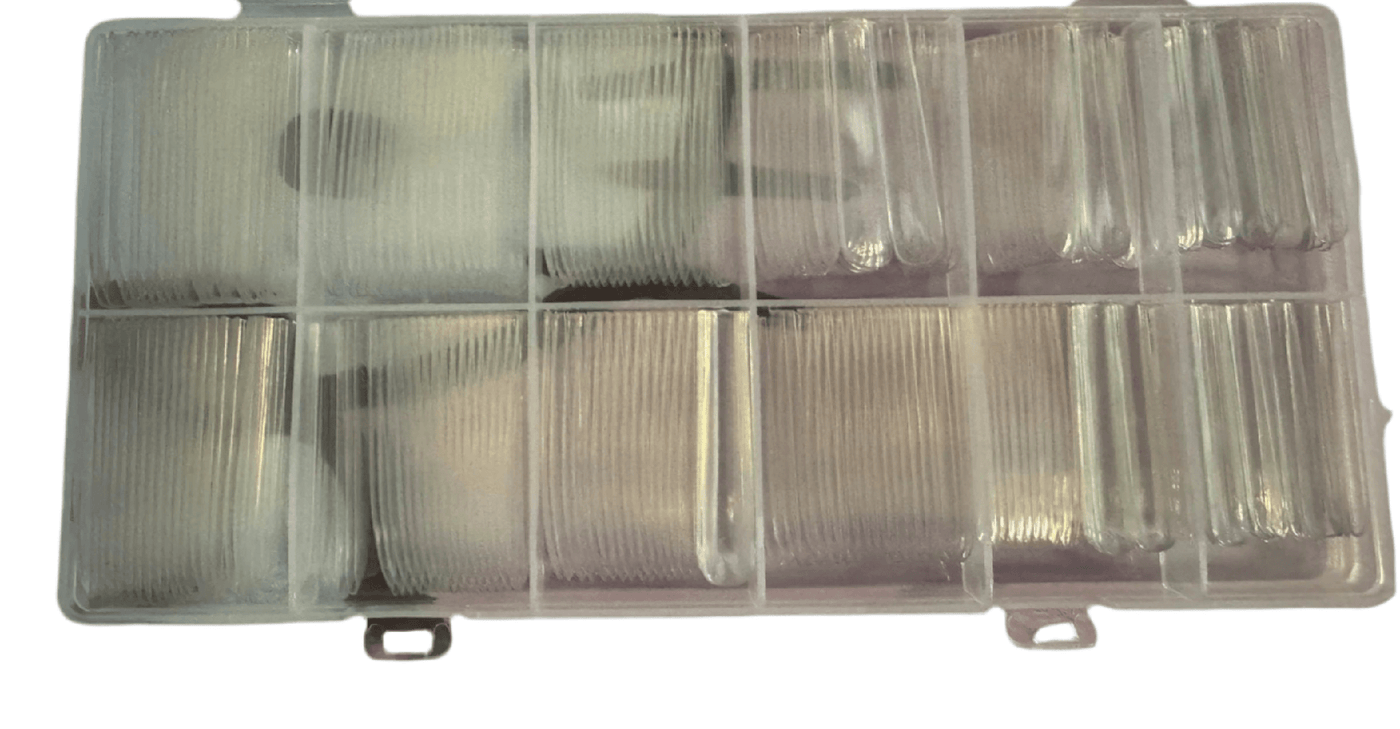 Full Cover Tapered Square 3 XL No C-Curve Soft Gel Tips - The Drip Lab