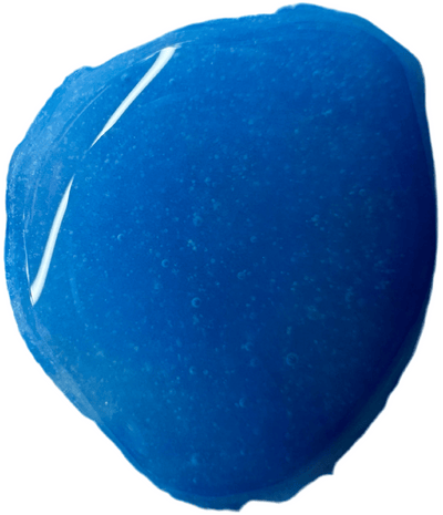 Neon Nail acrylics - Pool Party Collection, vibrant blue shade.