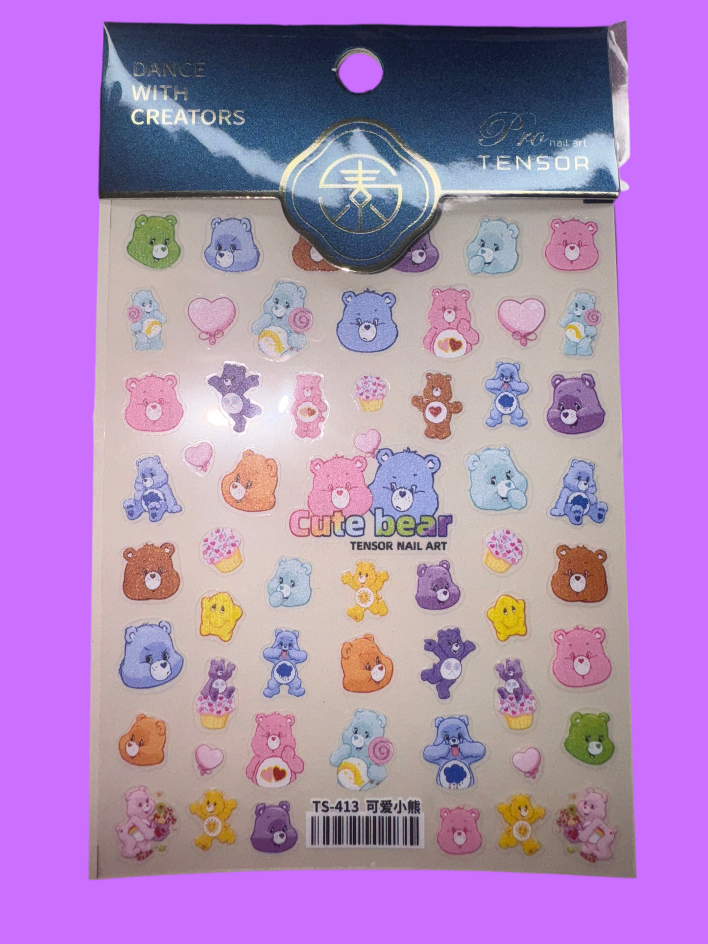 Nail Stickers - Care Bears