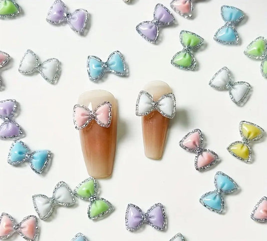 Nail Charms - Luminous Bows