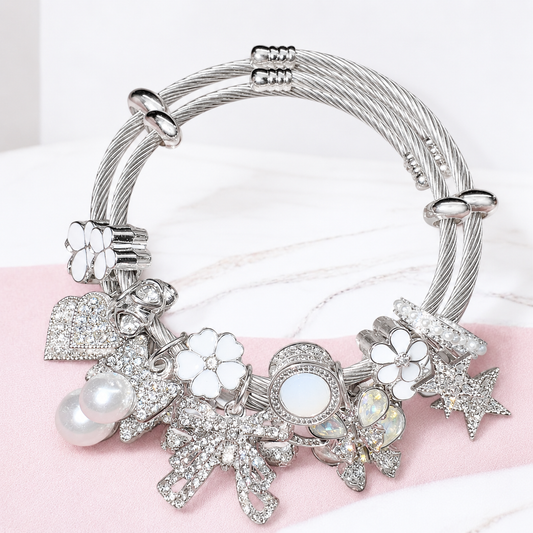White Opal bangle - Drip Lab Nail Co.