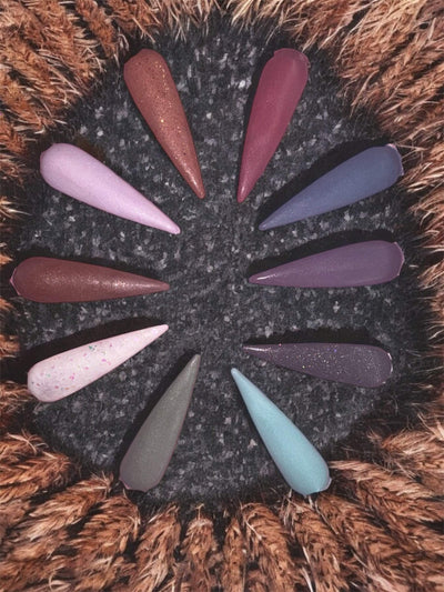 Fall colors Nail Powders 